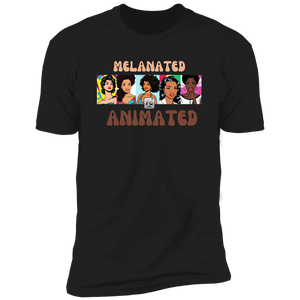 Melanated Animated Short Sleeve T-Shirt