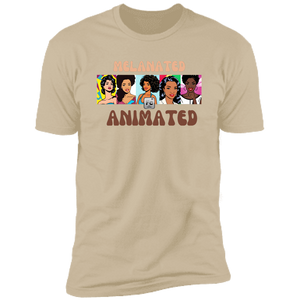 Melanated Animated Short Sleeve T-Shirt