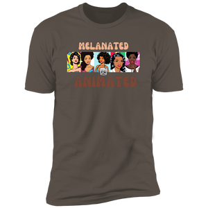 Melanated Animated Short Sleeve T-Shirt