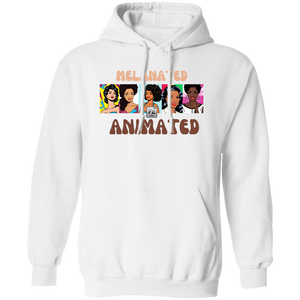 Melanated Animated Pullover Hoodie