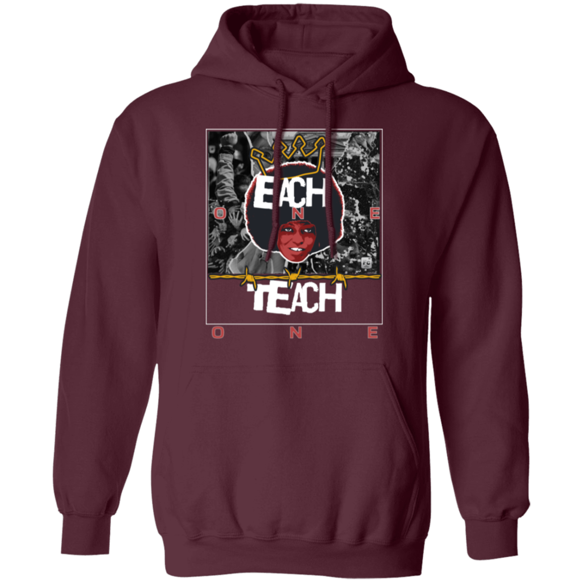 Each One Teach One Pullover Hoodie