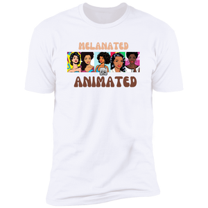 Melanated Animated Short Sleeve T-Shirt