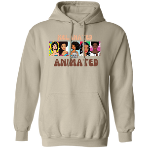 Melanated Animated Pullover Hoodie